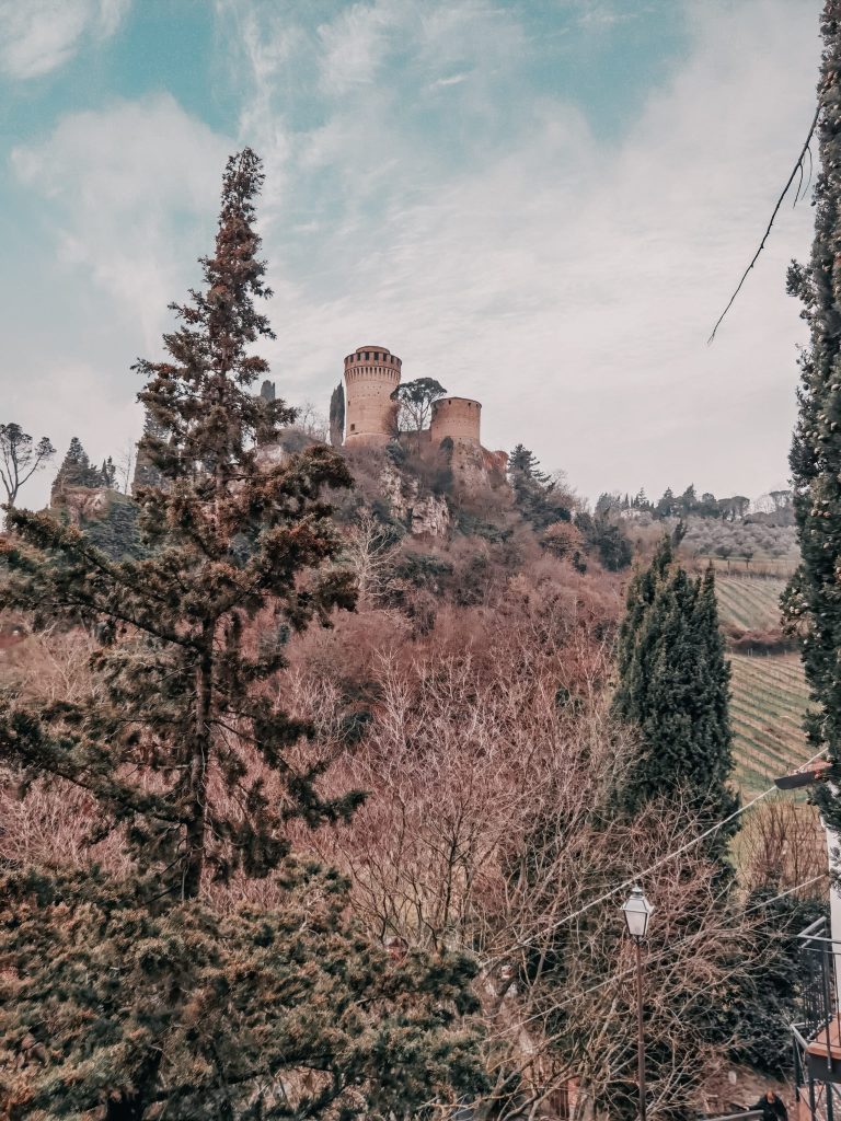 panorama dalla torre dell'orologio di Brisighella