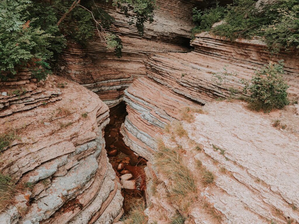 brent de l'art il canyon visto dal ponte