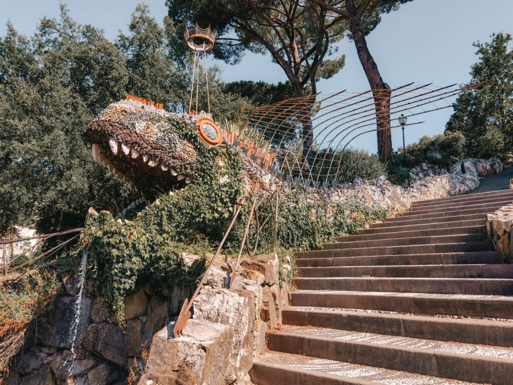 cosa fare gratis a Firenze: drago degli orti del parnaso