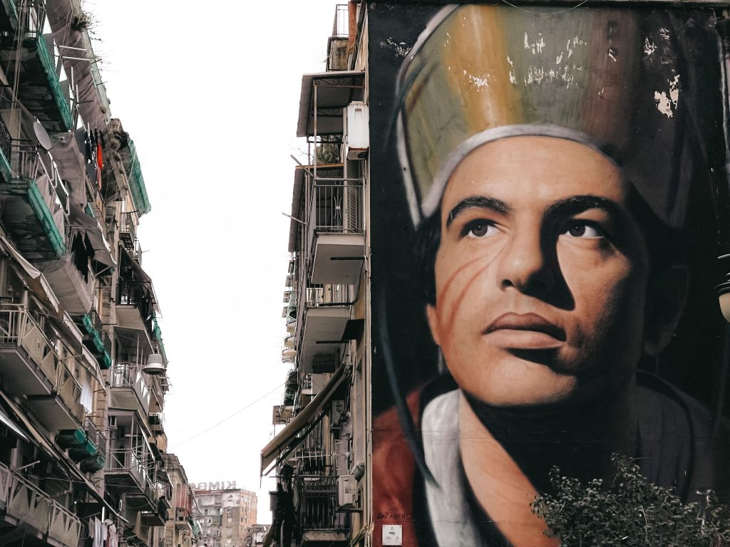 Street art a Napoli - il Gennaro di Jorit