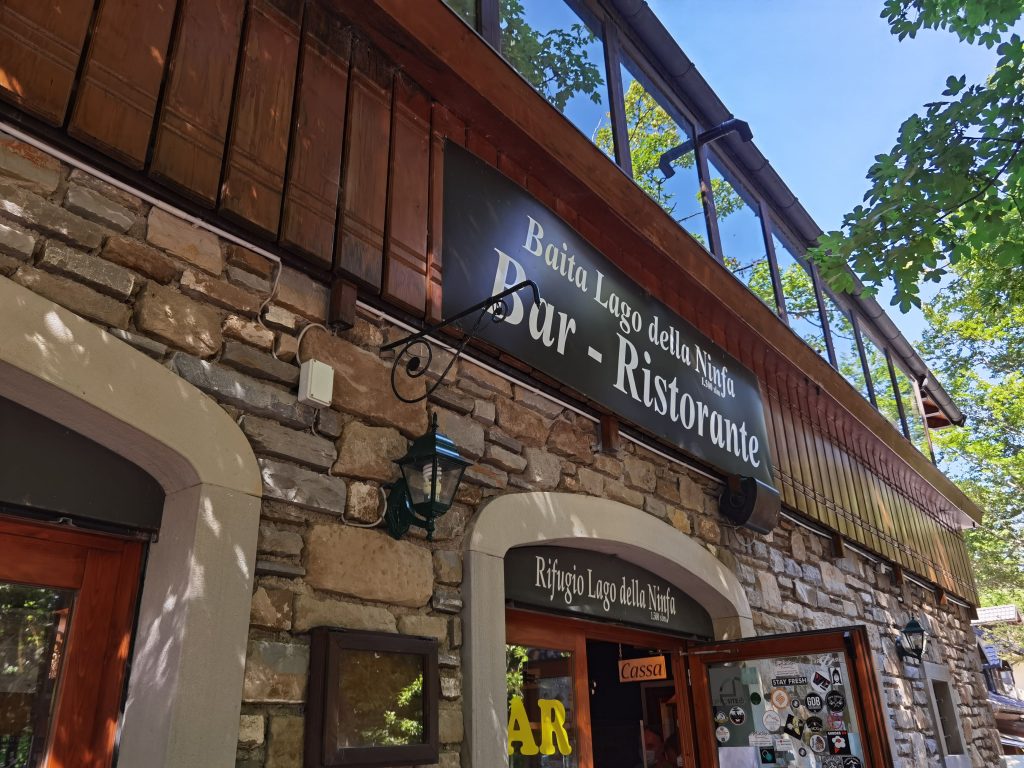 bar ristorante dal lago della ninfa