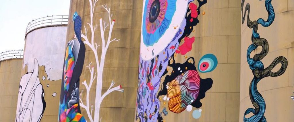 Catania insolita e segreta: street art sui silos