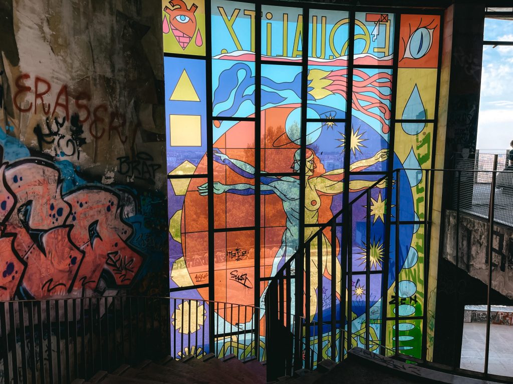 Street art a Lisbona: street art al panoramico del monsanto