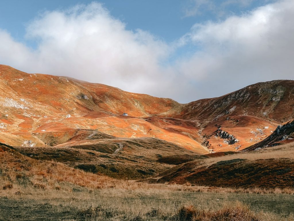 il panorama lungo la strada del ritorno