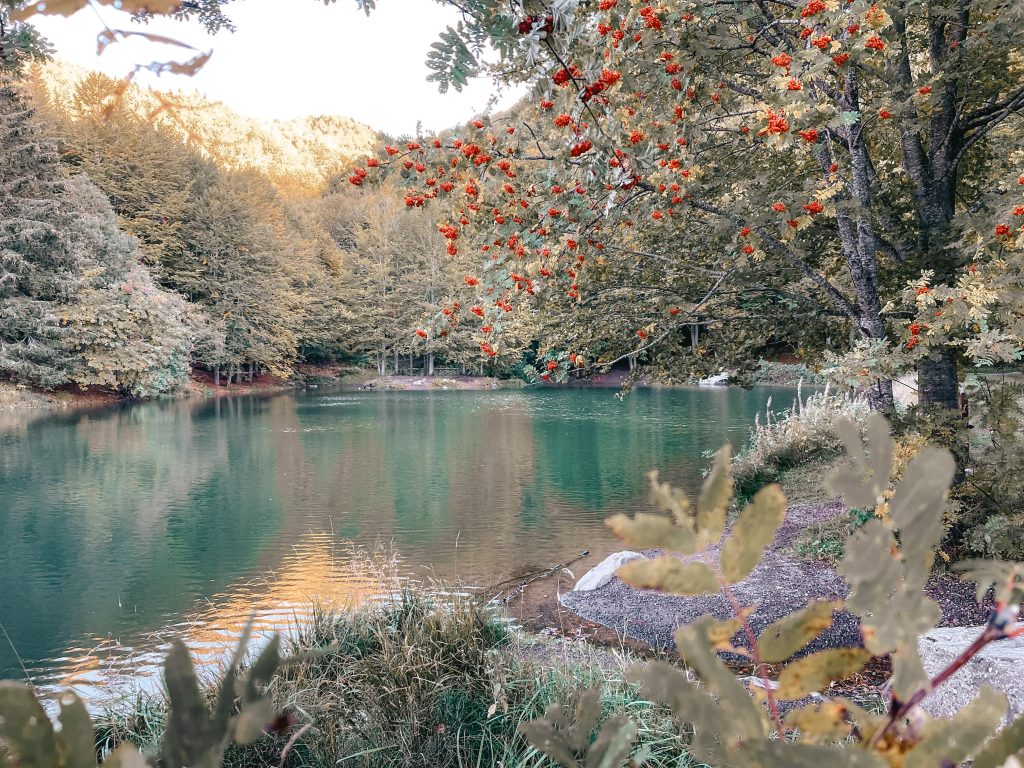 lago cavone punto di partenza del sentiero