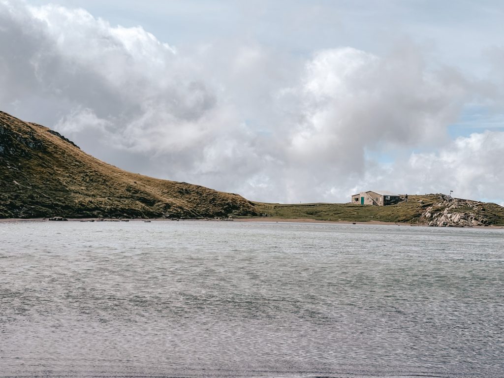 lago scaffaiolo - durante l'escursione a corno alle scale