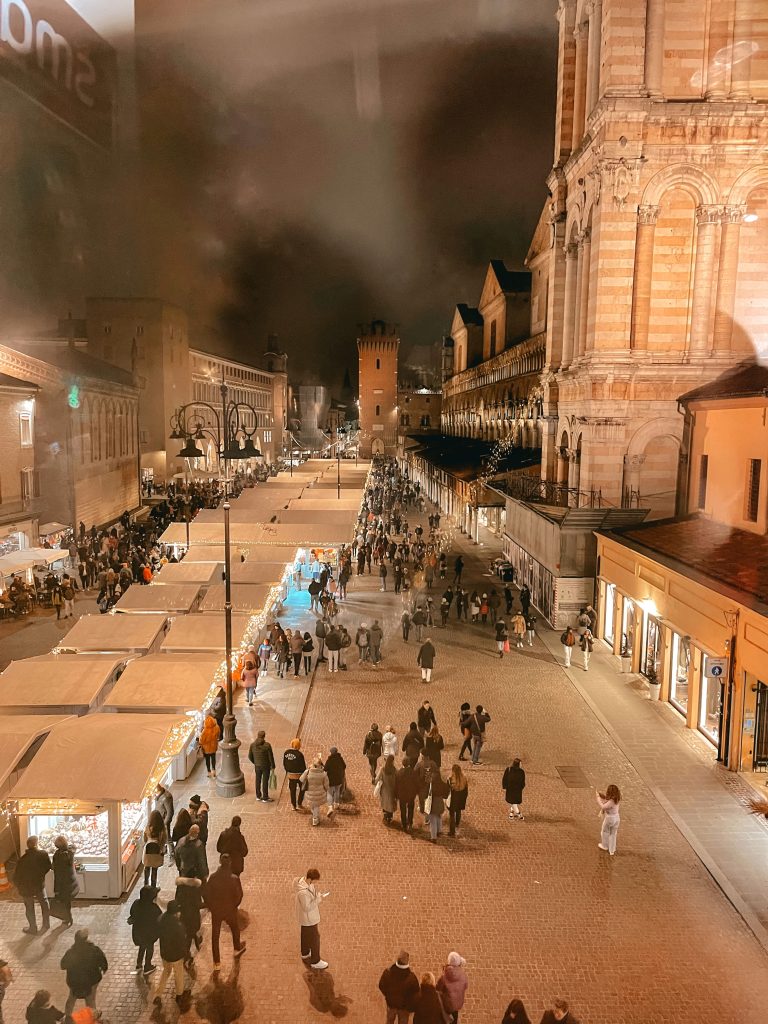 Natale e Capodanno a Ferrara: vista sul centro storico