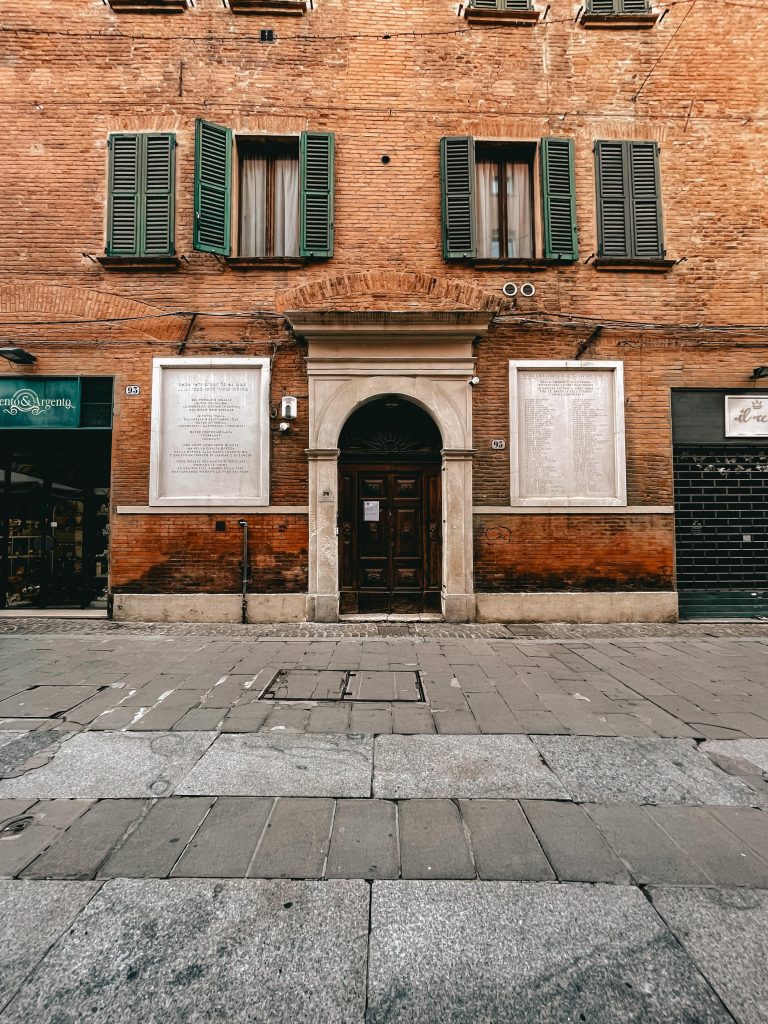 sinagoga di Via Mazzini all'interno del ghetto ebraico