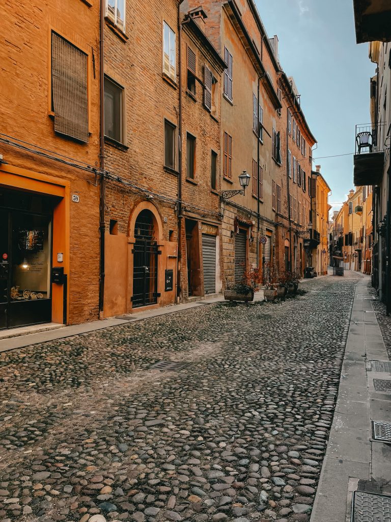 via del ghetto ebraico di ferrara