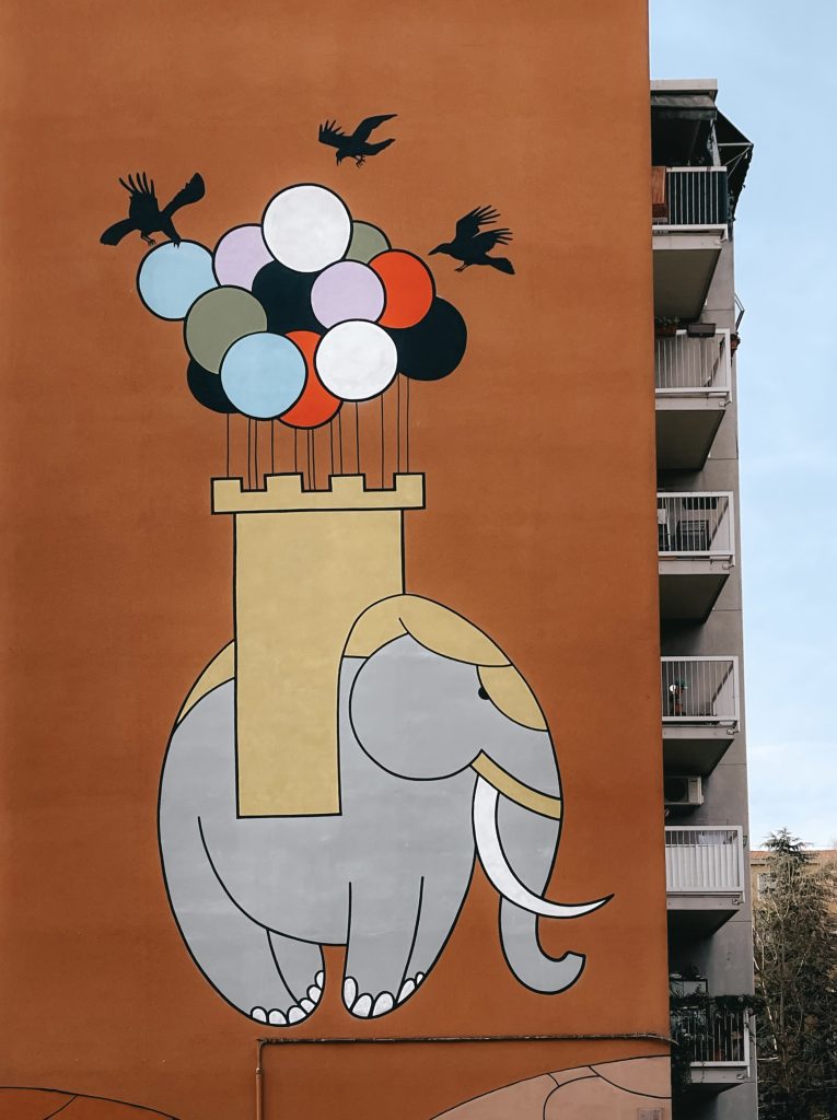 elefante periferia di bologna - La street art di Bologna: itinerario tra centro e periferia