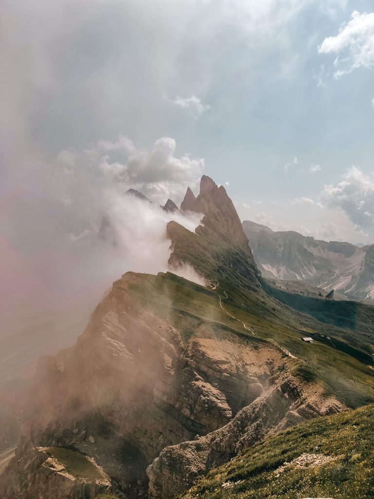 panorama sulle odle dal seceda