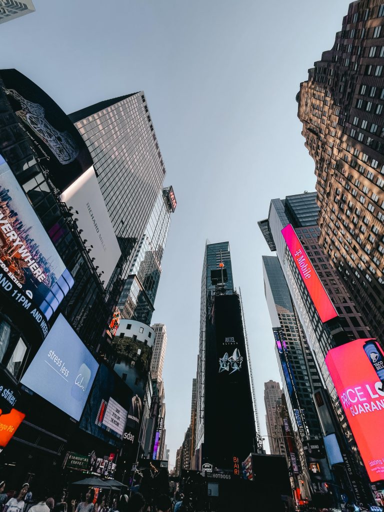 new york la prima volta_ times square